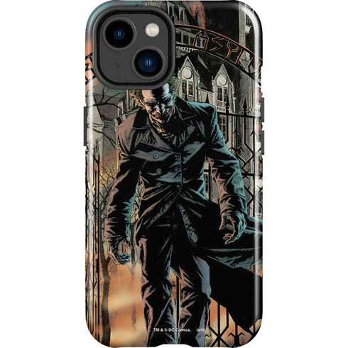 DC Comics The Joker Walking Dark Grounds Comic Art By Lee Bermejo iPhone 15 Impact Case